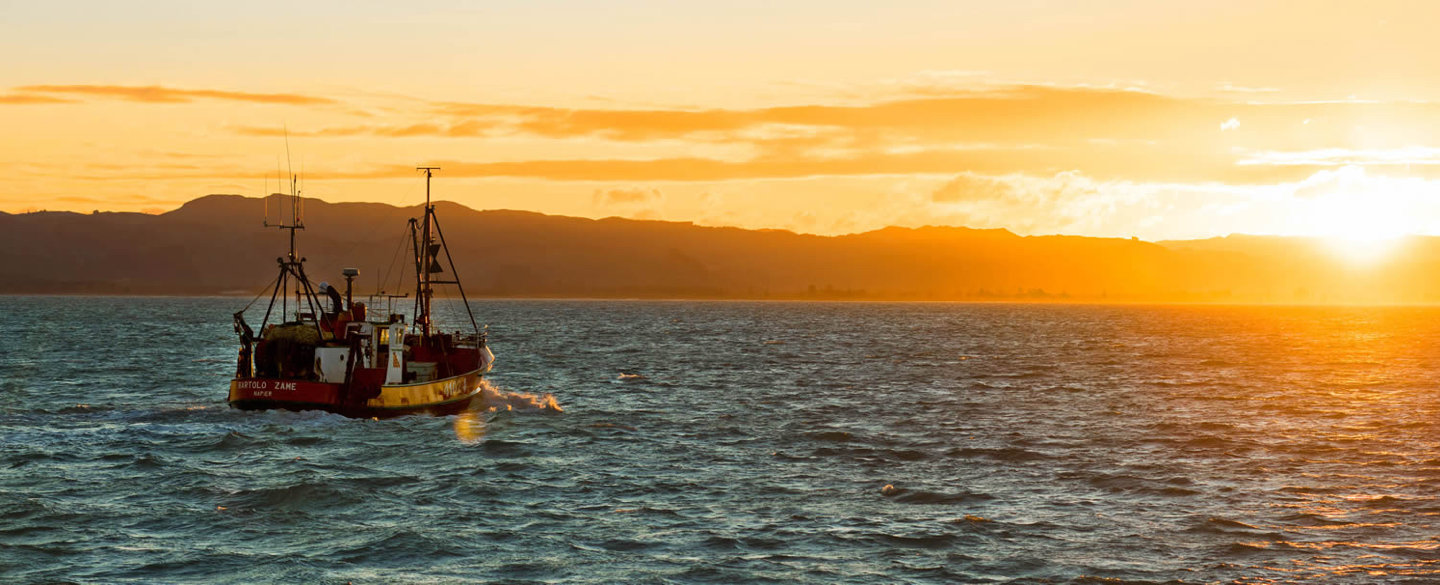 An Eastrock boat at sea